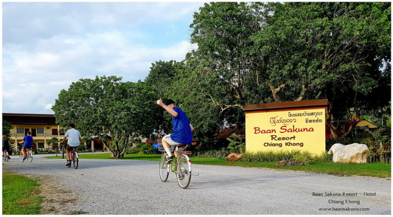 bicycle ride chiang khong